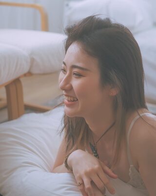 Imagem marcada com: Asian, Chinese, LetheKhaos, Smiling, Face, Lingerie