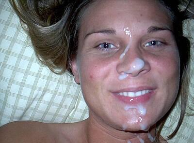 Imagem marcada com: Cumshot, Smiling, Facial